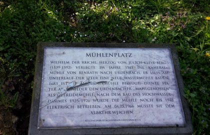 Mutwillige Zerstörung in Urdenbach