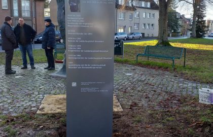 Einweihung Stele am Josef-Kürten-Platz – ABGESAGT!