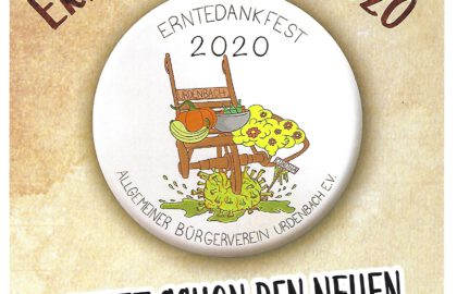 Plakat Button Erntedankfest 2020