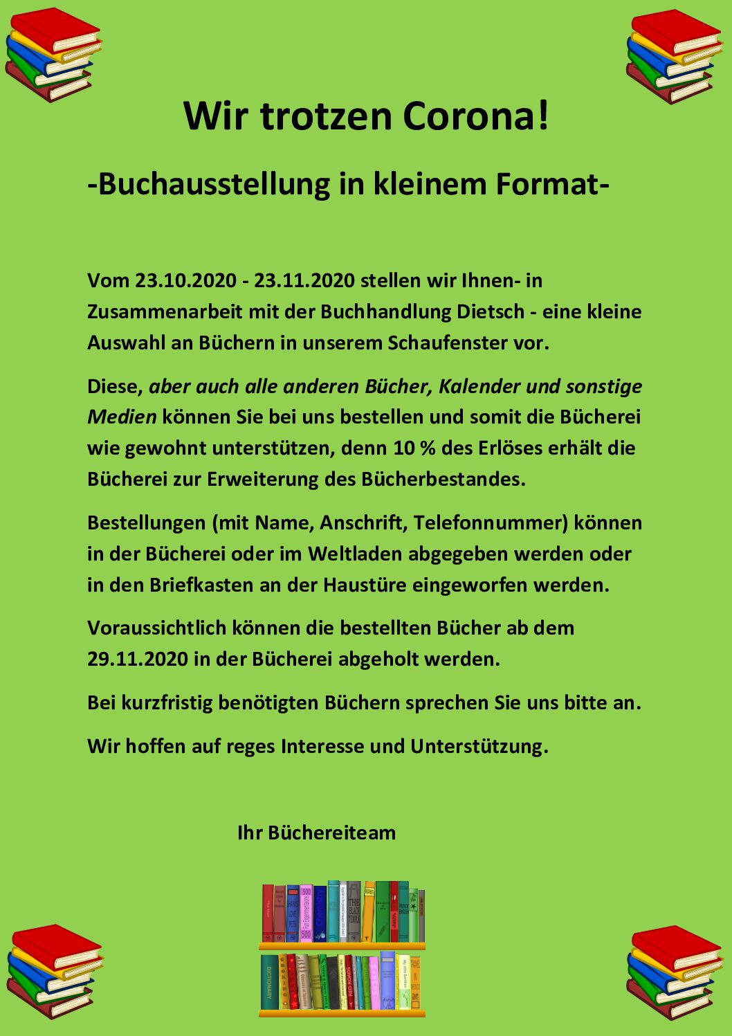 Buchausstellung einmal anders