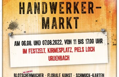 Plakat Handwerkermarkt 2022